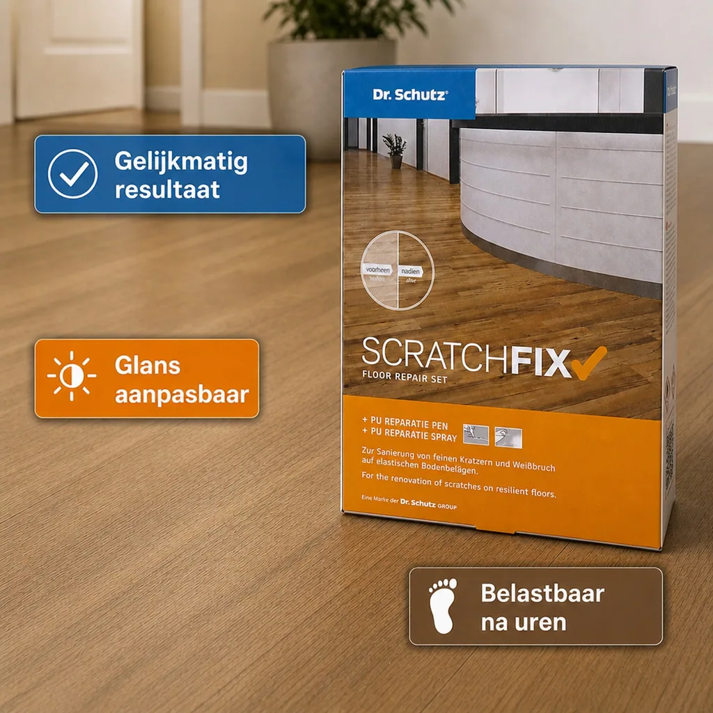 Vloer reparatieset, krassen verwijderen vloer, vloer herstellen, reparatieset vloer