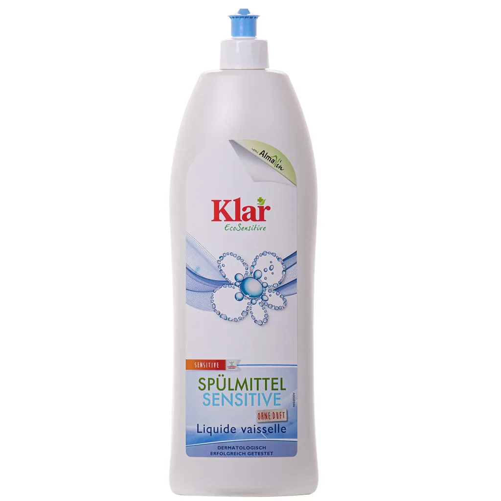 Afwasmiddel sensitive, geurloos afwasmiddel zonder parfum, mild, verschillende grootte
