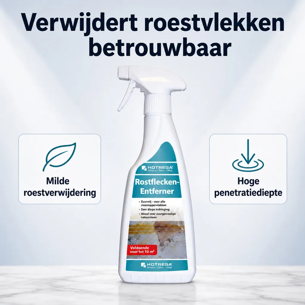Roestvlekken verwijderen, roest verwijderaar, 500 ml, Flachsprühflasche, roestvlekken reiniger