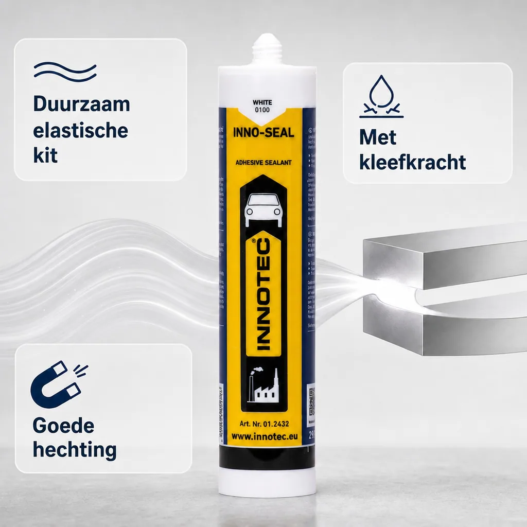 Afdichtingskit, witte afdichtingskit, 290ml, wit, dichtingskit