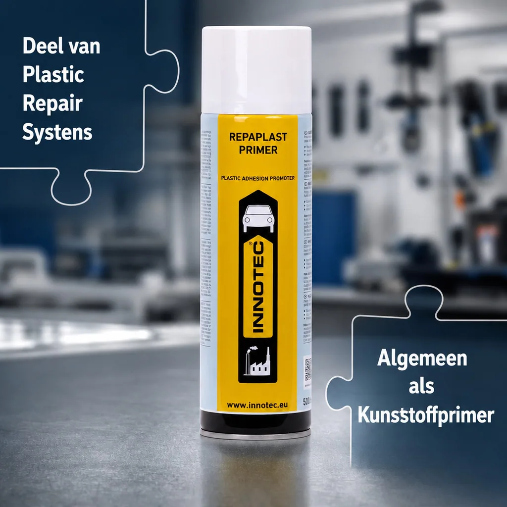 Primer kunststof, spray primer, 500 ml, Repaplast hechtprimer