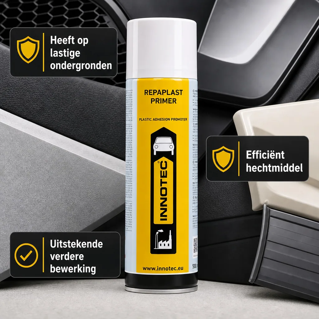 Primer kunststof, spray primer, 500 ml, Repaplast hechtprimer