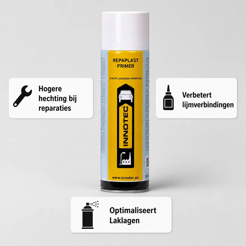 Primer kunststof, spray primer, 500 ml, Repaplast hechtprimer