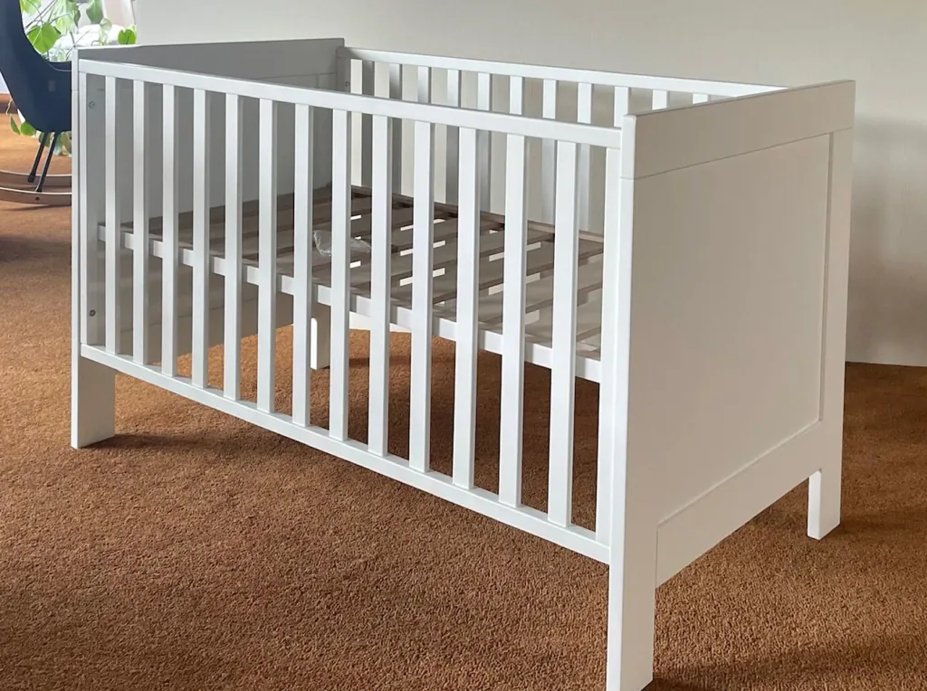 Quax babybed - Mila wit (gesloten) 140 x 70 cm