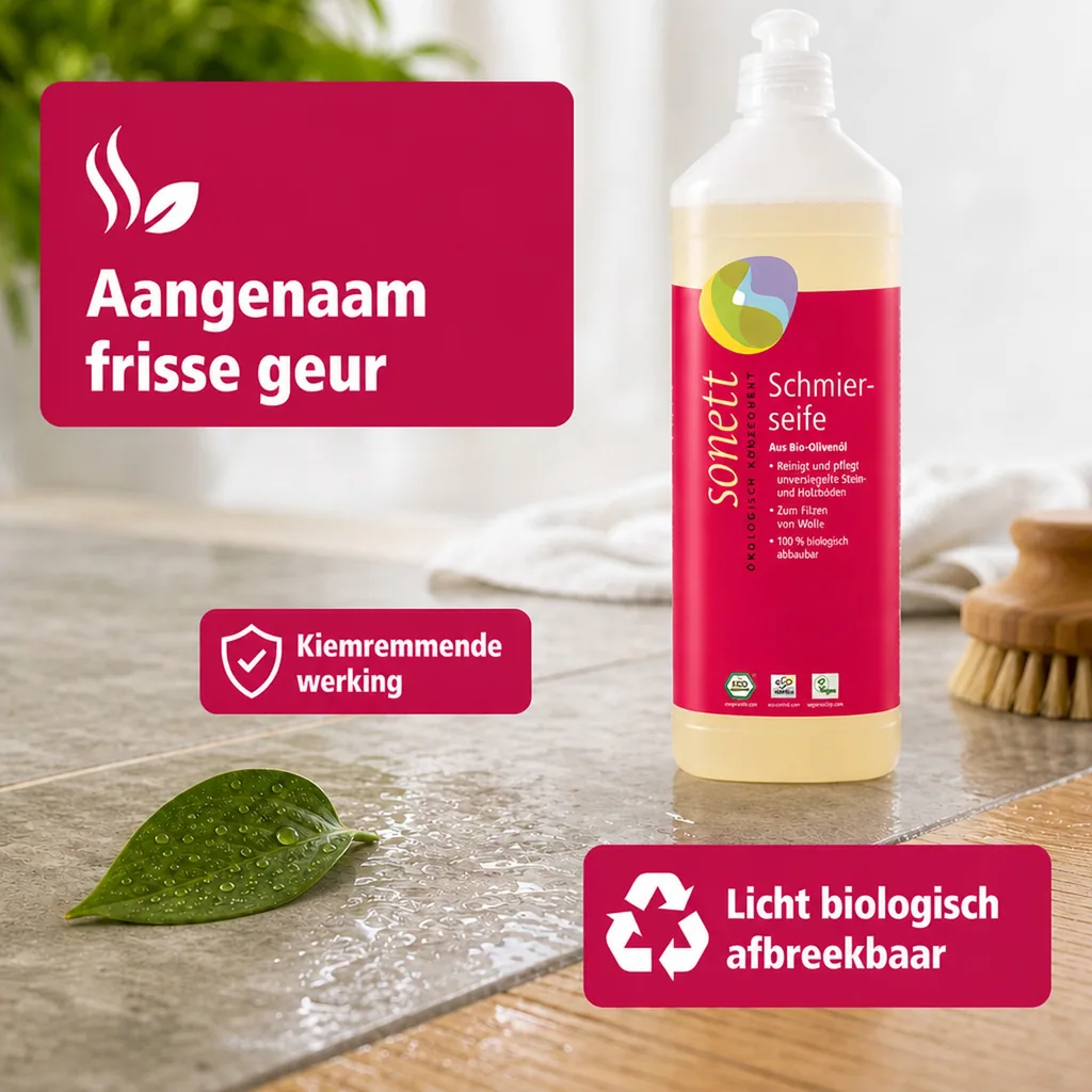 Zachte zeep 500ml, schmierseife, allesreiniger, ecologische reiniger