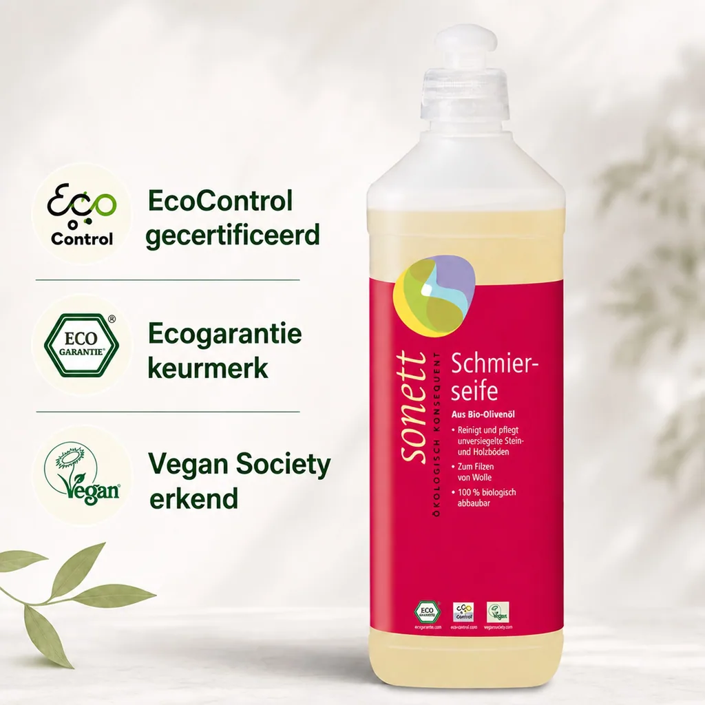 Zachte zeep 500ml, schmierseife, allesreiniger, ecologische reiniger