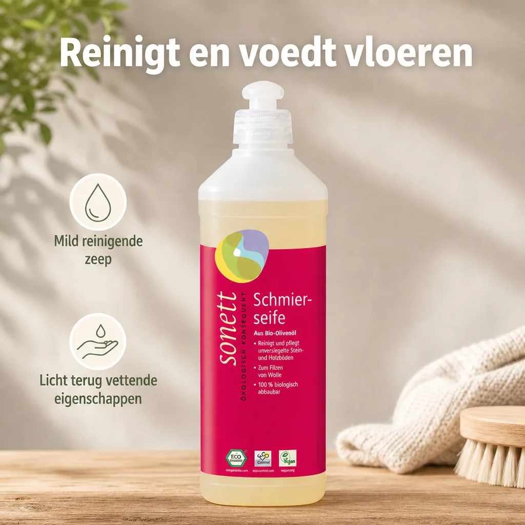 Zachte zeep 500ml, schmierseife, allesreiniger, ecologische reiniger