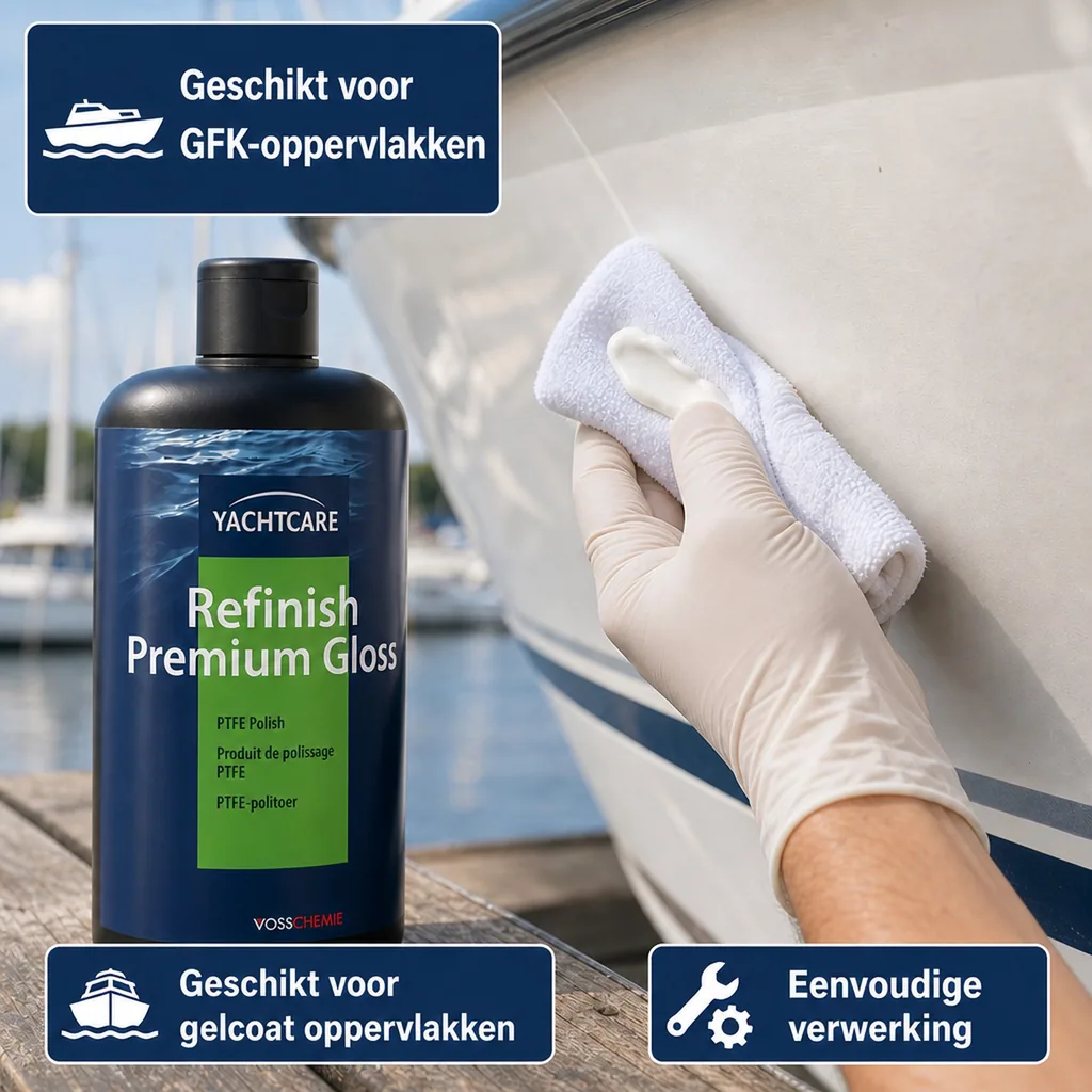 Boot polijsten, boot polijstmiddel, 500 ml bootspolitur, polish boot