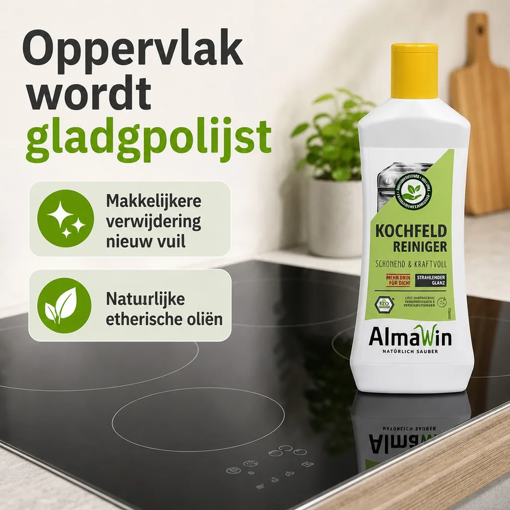 Glaskookplaat reiniger, 250 ml, Lemon fresh, kookplaatreiniger