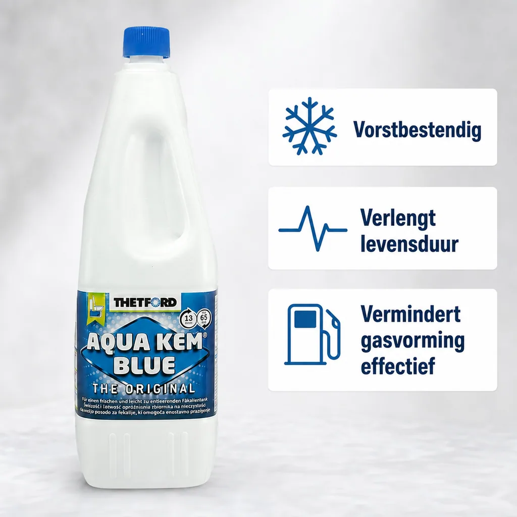 Toiletvloeistof 2 Liter, camping toilet, chemisch toiletvloeistof