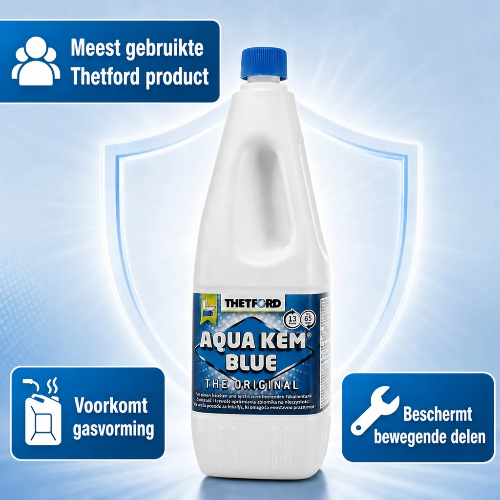 Toiletvloeistof 2 Liter, camping toilet, chemisch toiletvloeistof