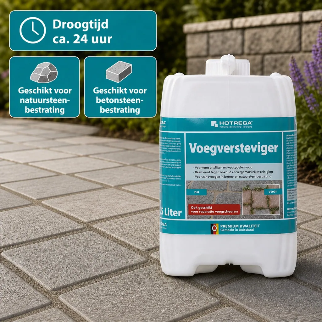 Voegmortel verharder 5 Liter, voegen versteviger, voeg bescherming