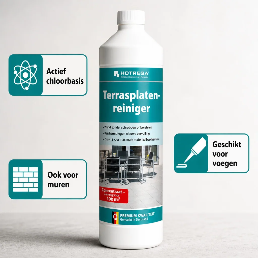 Terrasreiniger 1 Liter, Concentraat terrasreiniger, Terrastegels reinigen
