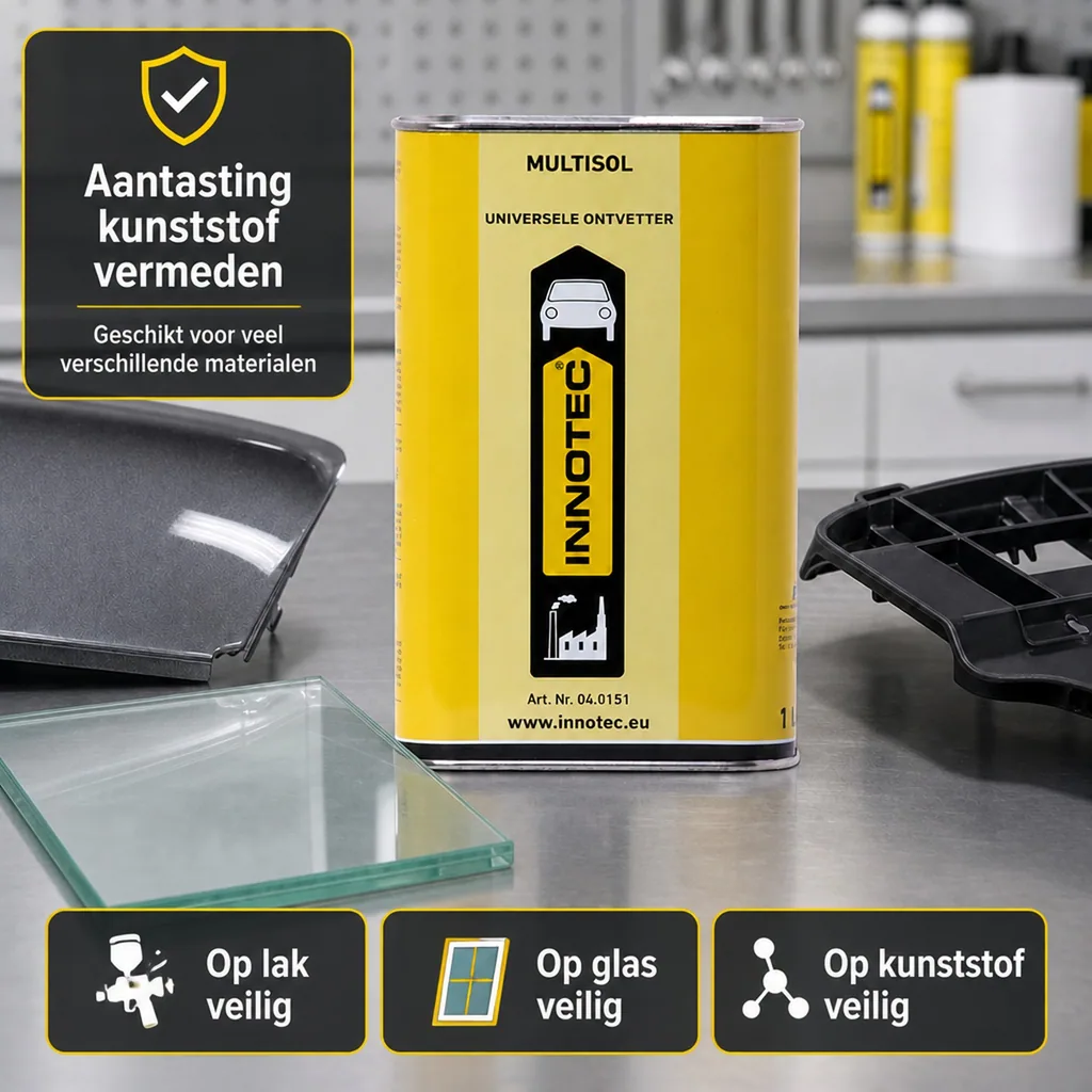 Lijmresten verwijderen, INNOTEC Multisol Reiniger 1 Liter, sticker verwijderen
