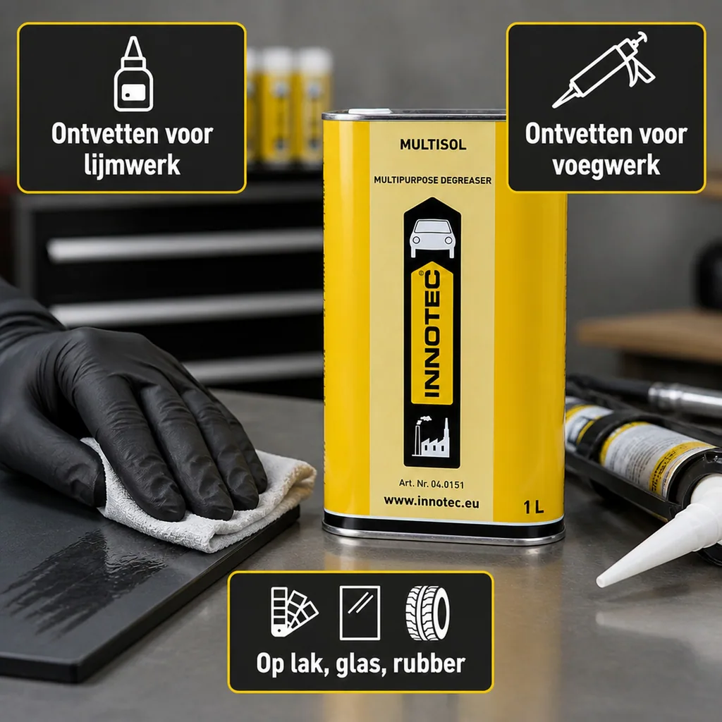 Lijmresten verwijderen, INNOTEC Multisol Reiniger 1 Liter, sticker verwijderen