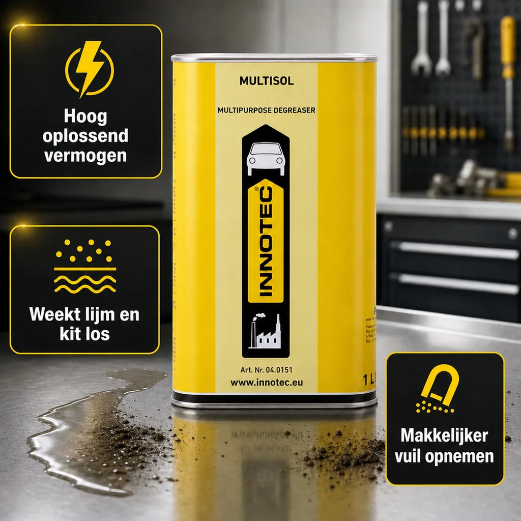 Lijmresten verwijderen, INNOTEC Multisol Reiniger 1 Liter, sticker verwijderen