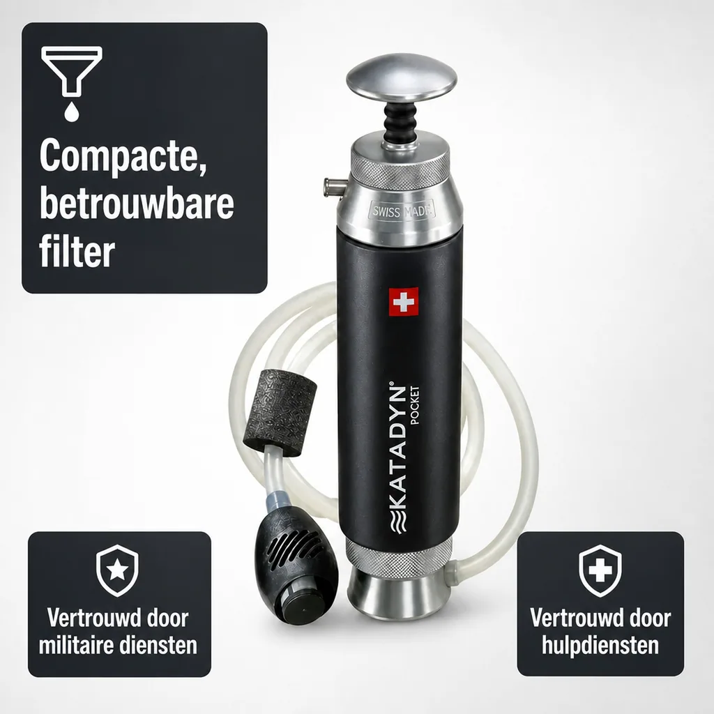 Waterfilter, Drinkwaterfilter, Waterfilter voor reizen, Draagbare waterfilter, Waterzuivering filter, Waterfilter outdoor