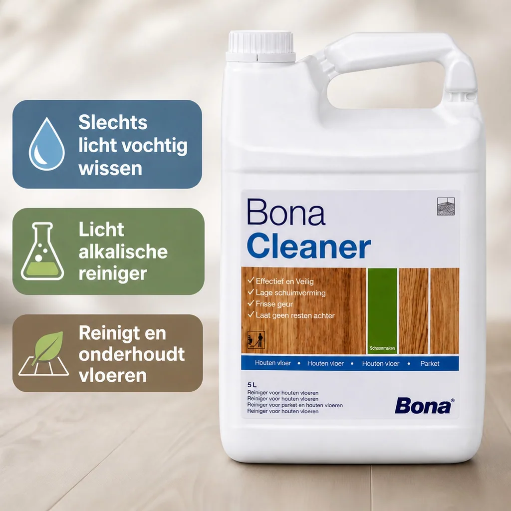 Houten vloer reiniger 5 Liter, parket reiniger, vloerreiniger hout
