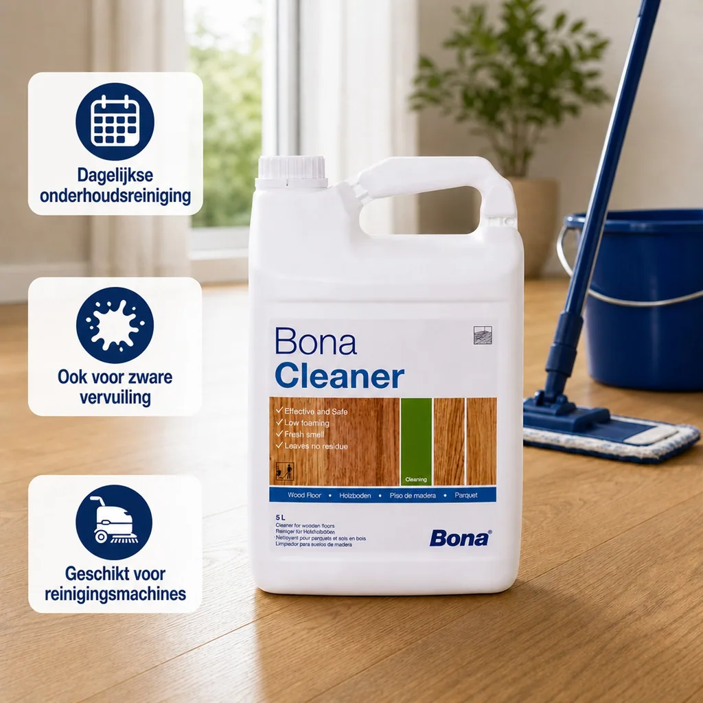 Houten vloer reiniger 5 Liter, parket reiniger, vloerreiniger hout