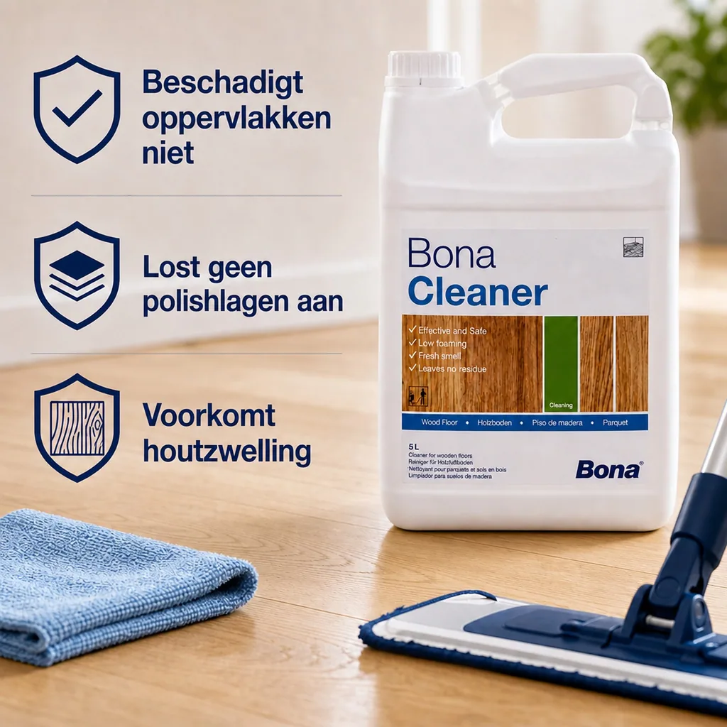 Houten vloer reiniger 5 Liter, parket reiniger, vloerreiniger hout