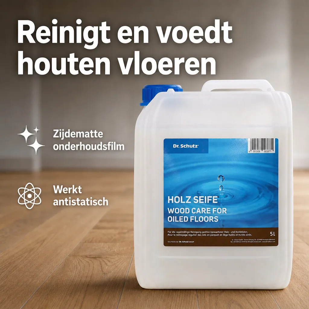 Houten vloer zeep, 5 Liter reiniger voor geoliede, gewaxte hout- en kurkvloeren, houten vloer onderhoud