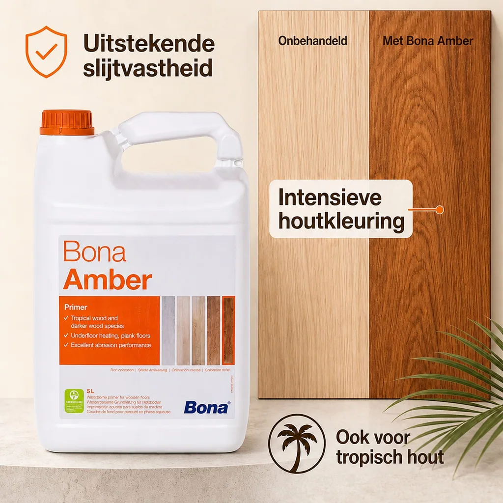 Parket grondlak, houten vloer primer, 5 Liter 1K-Grundierung, parket primer, vloer primer