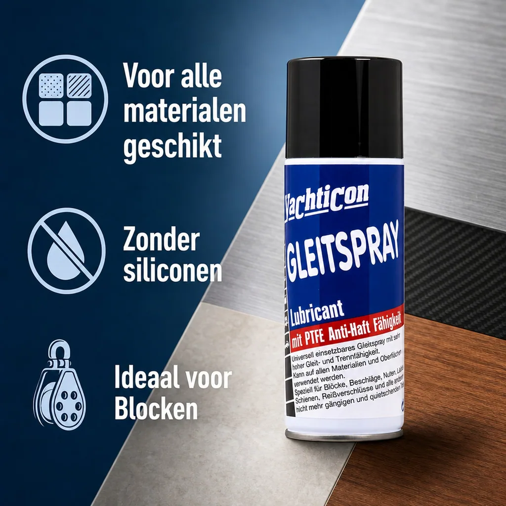 Teflon spray, Glijmiddel spray, Beschermende spray, 300 ml