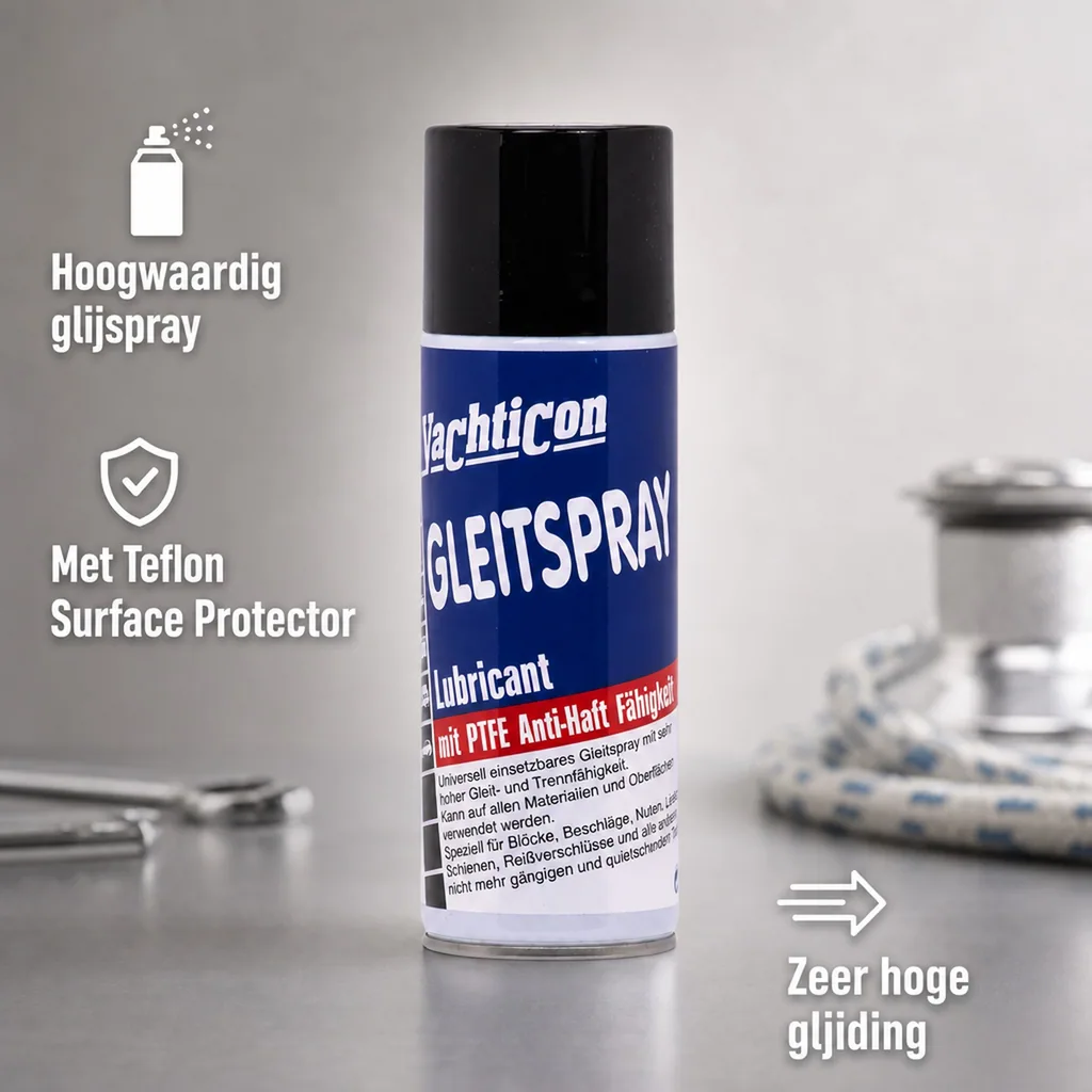 Teflon spray, Glijmiddel spray, Beschermende spray, 300 ml