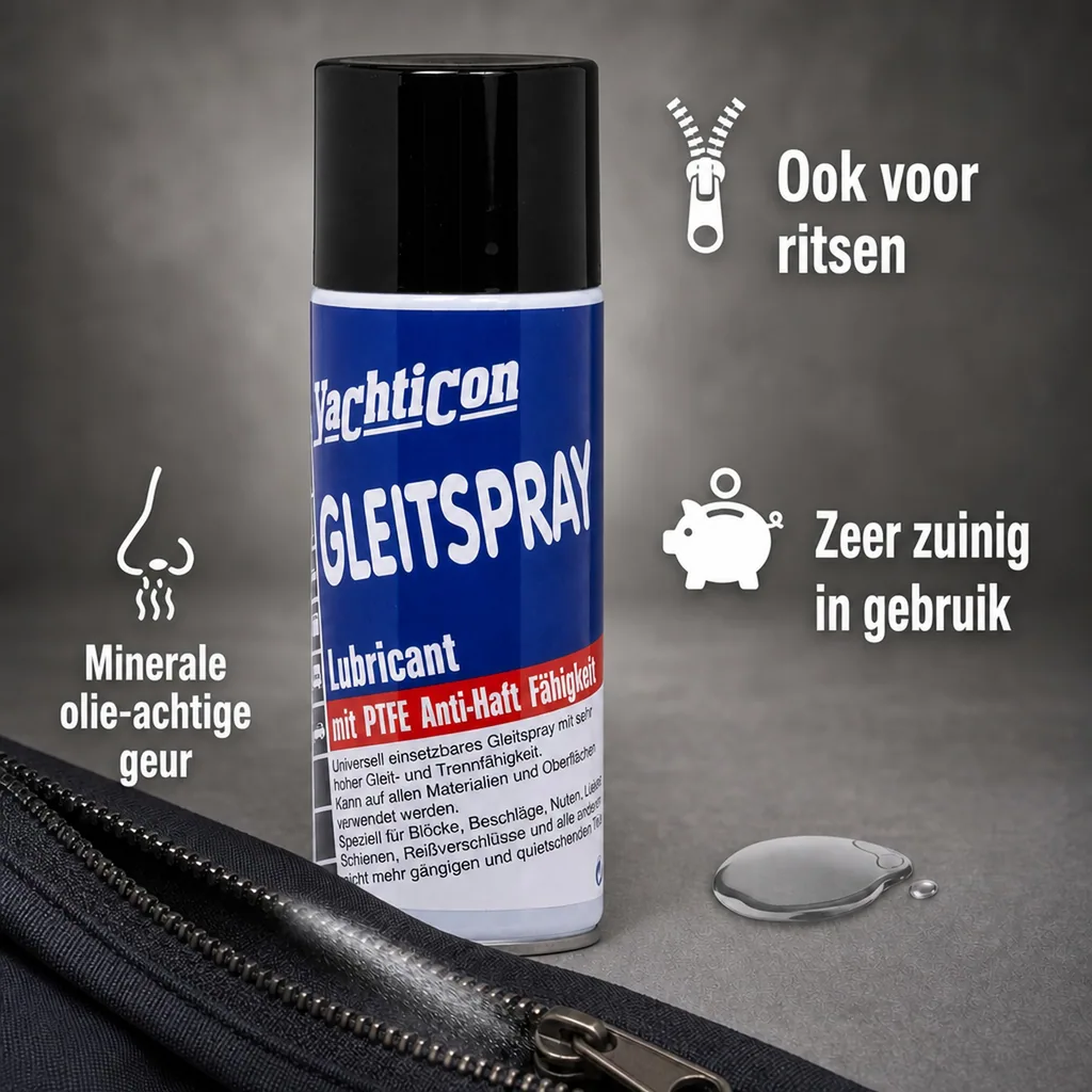 Teflon spray, Glijmiddel spray, Beschermende spray, 300 ml