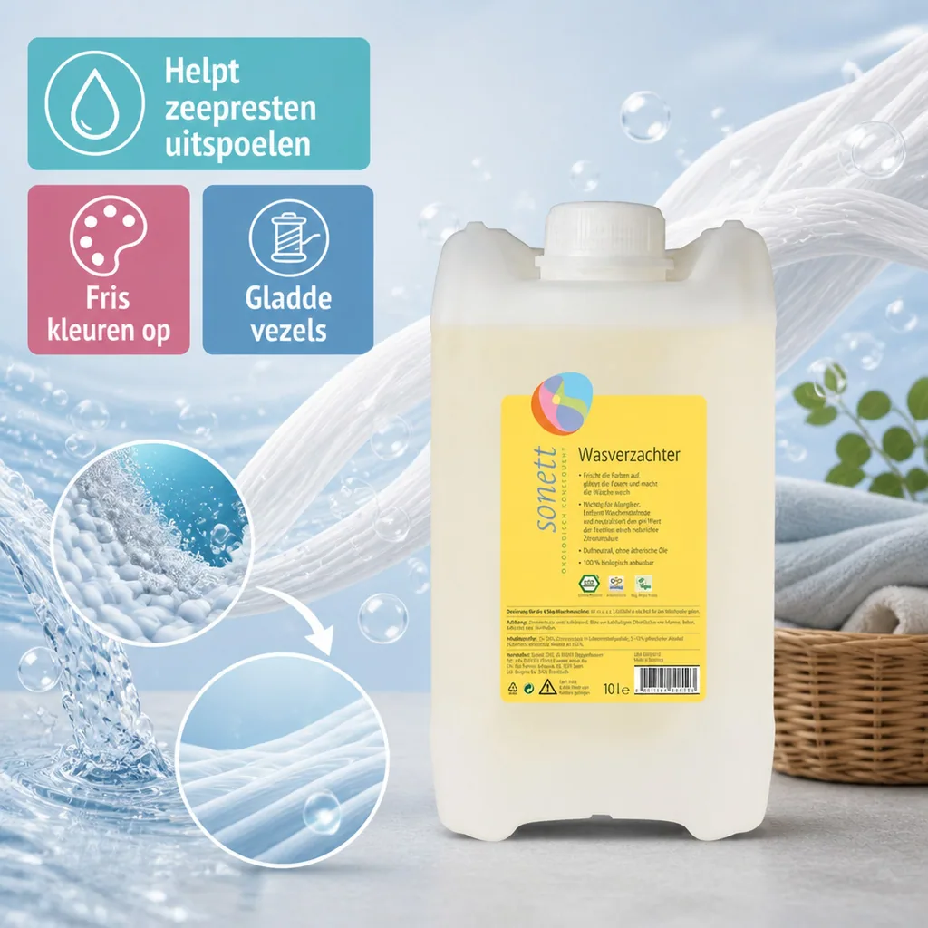 Wasverzachter 10 liter, ecologische wasverzachter, natuurlijke wasverzachter
