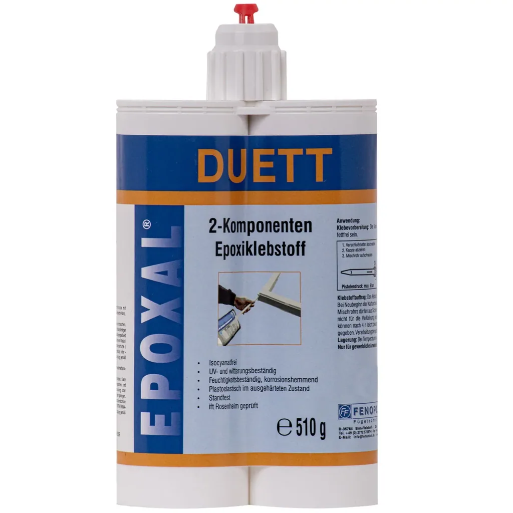 Epoxy lijm, 2 componenten lijm, witte epoxy, 2K EPOXID Klebstoff weiß, FENOPLAST Epoxal Duett