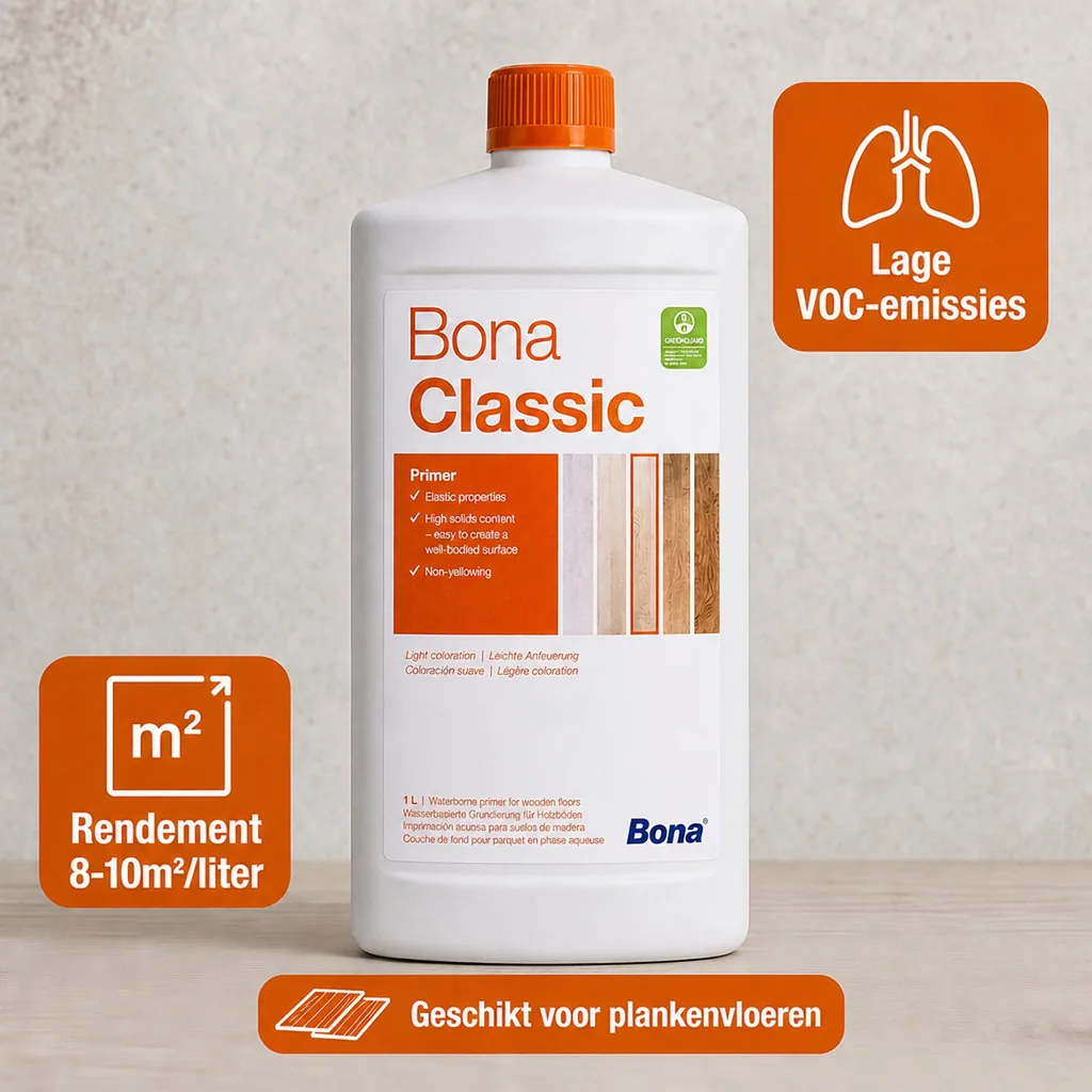 BONA Classic 1 liter grondverf voor houten vloeren