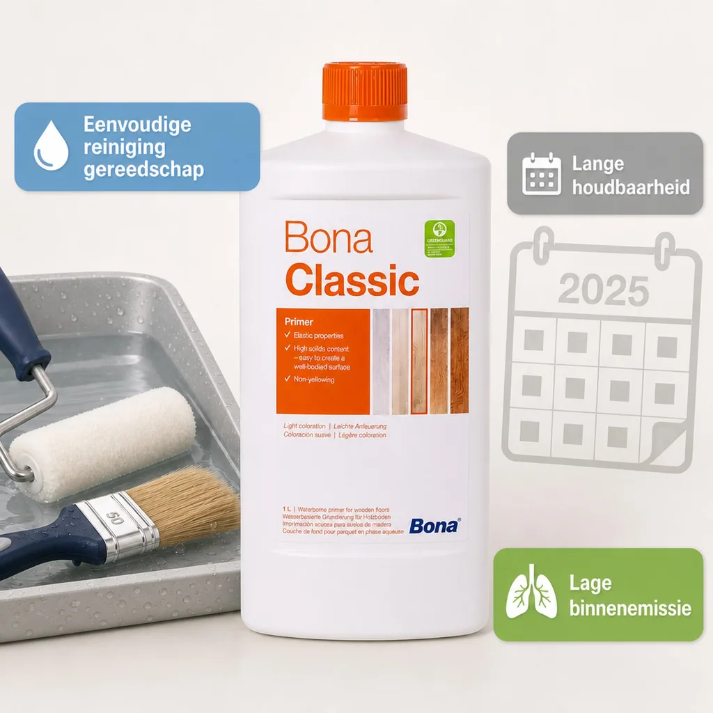 BONA Classic 1 liter grondverf voor houten vloeren