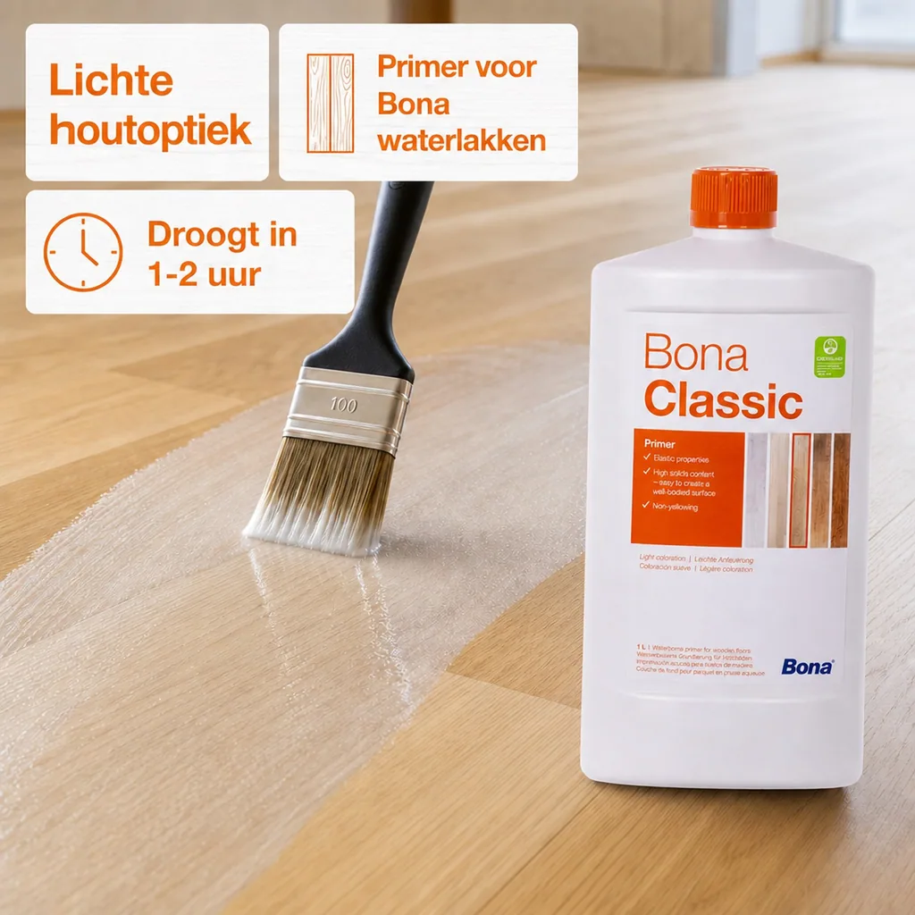 BONA Classic 1 liter grondverf voor houten vloeren