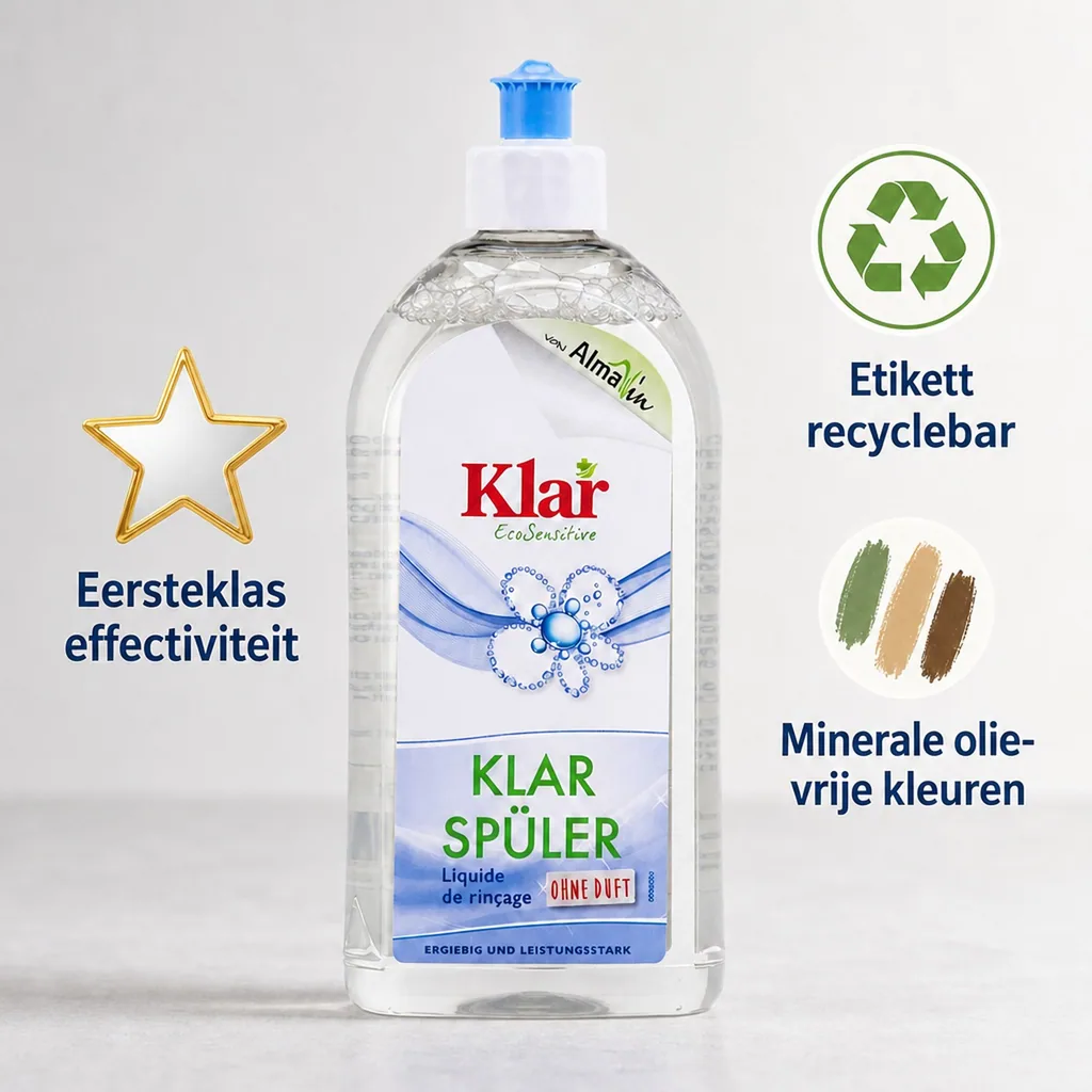 Vaatwasser glansspoelmiddel, 500 ml zonder parfum