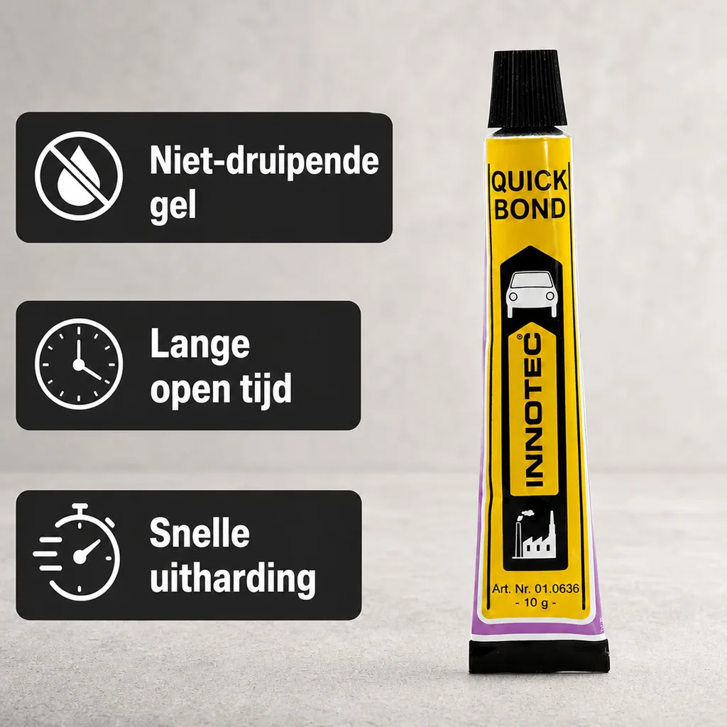 Secondenlijm, 10 g tube, gelkleber, snel lijm, alleslijm