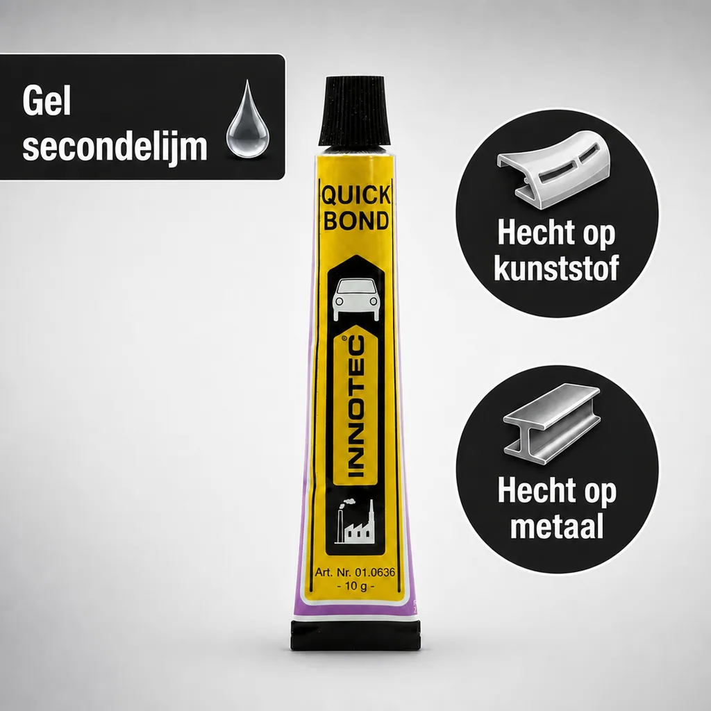 Secondenlijm, 10 g tube, gelkleber, snel lijm, alleslijm