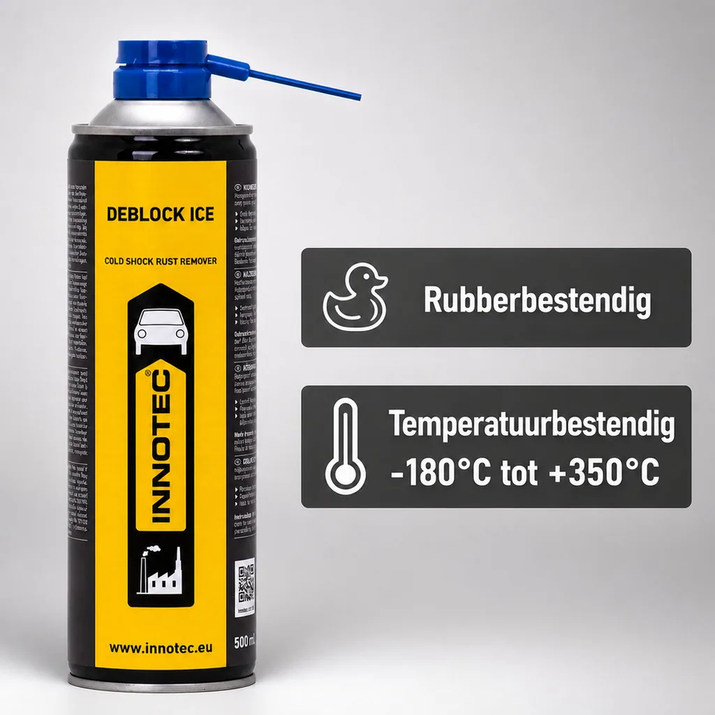 Roestoplosser, kruipolie, roest verwijderen, bouten losmaken, vastgeroeste bouten losmaken, roest losmaken, roest spray, koudeshock spray