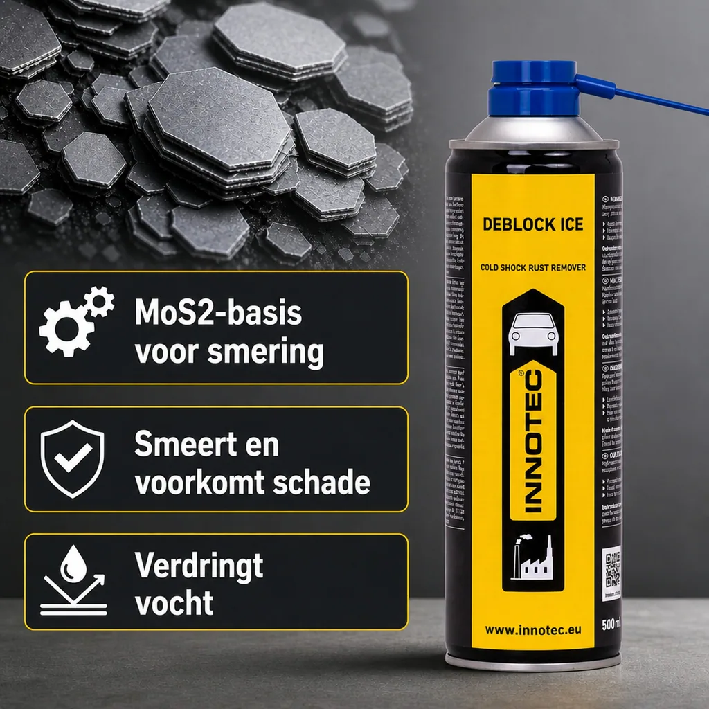 Roestoplosser, kruipolie, roest verwijderen, bouten losmaken, vastgeroeste bouten losmaken, roest losmaken, roest spray, koudeshock spray