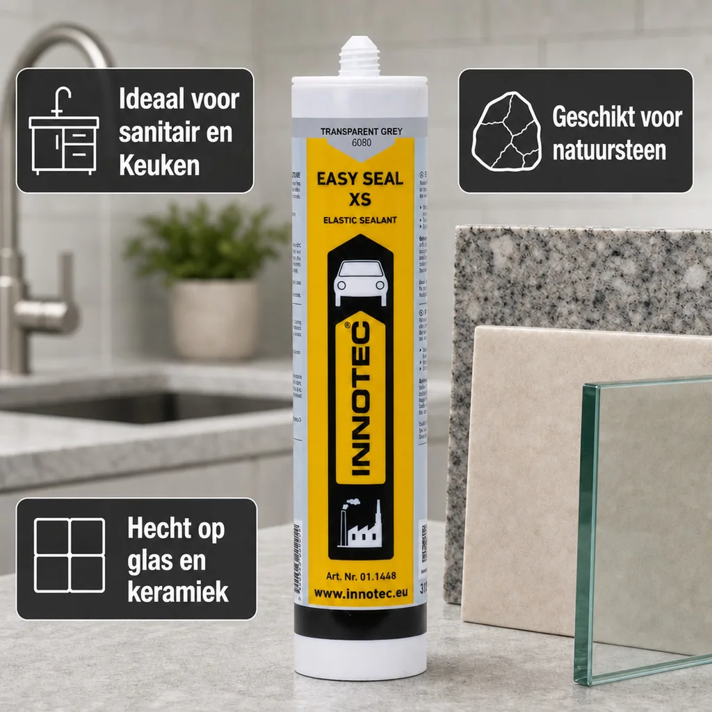 Afdichtingskit, 310ml, transparant-grijs, Dichtingsmiddel