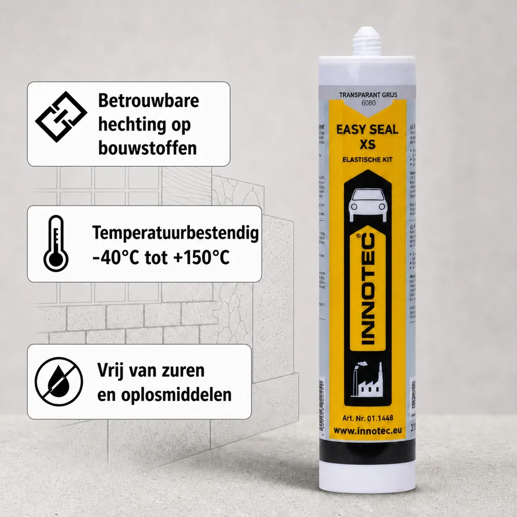 Afdichtingskit, 310ml, transparant-grijs, Dichtingsmiddel