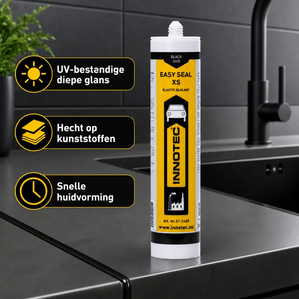 Afdichtingskit zwart, 310ml, afdichtingsmassa, zwart dichtingsmiddel