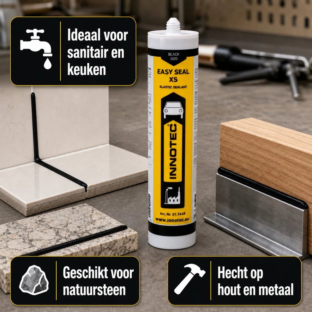 Afdichtingskit zwart, 310ml, afdichtingsmassa, zwart dichtingsmiddel