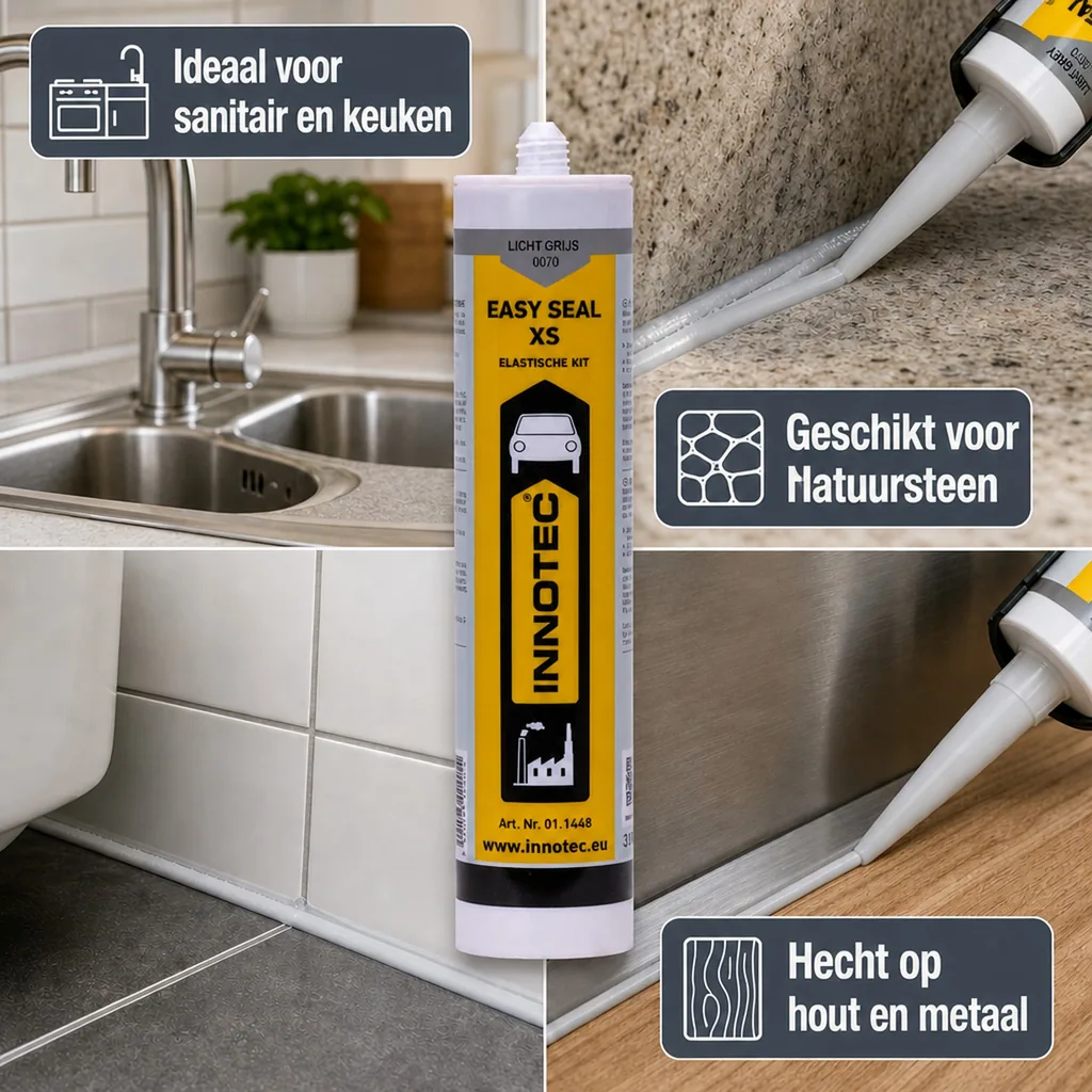 Afdichtingskit grijs, 310ml hellgrau, dichtmassa grijs