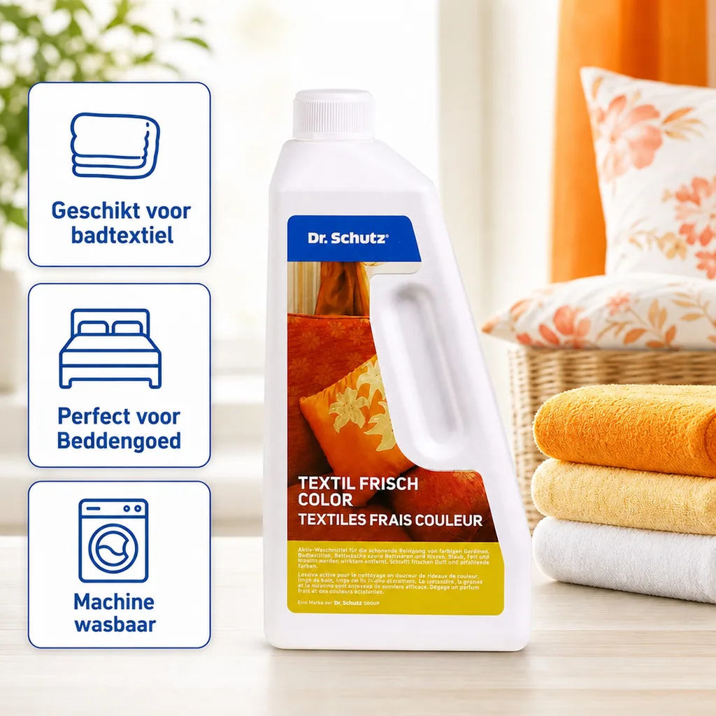 Wasmiddel voor gekleurde was, wasmiddel kleur, 750 ml vloeibaar wasmiddel bonte was