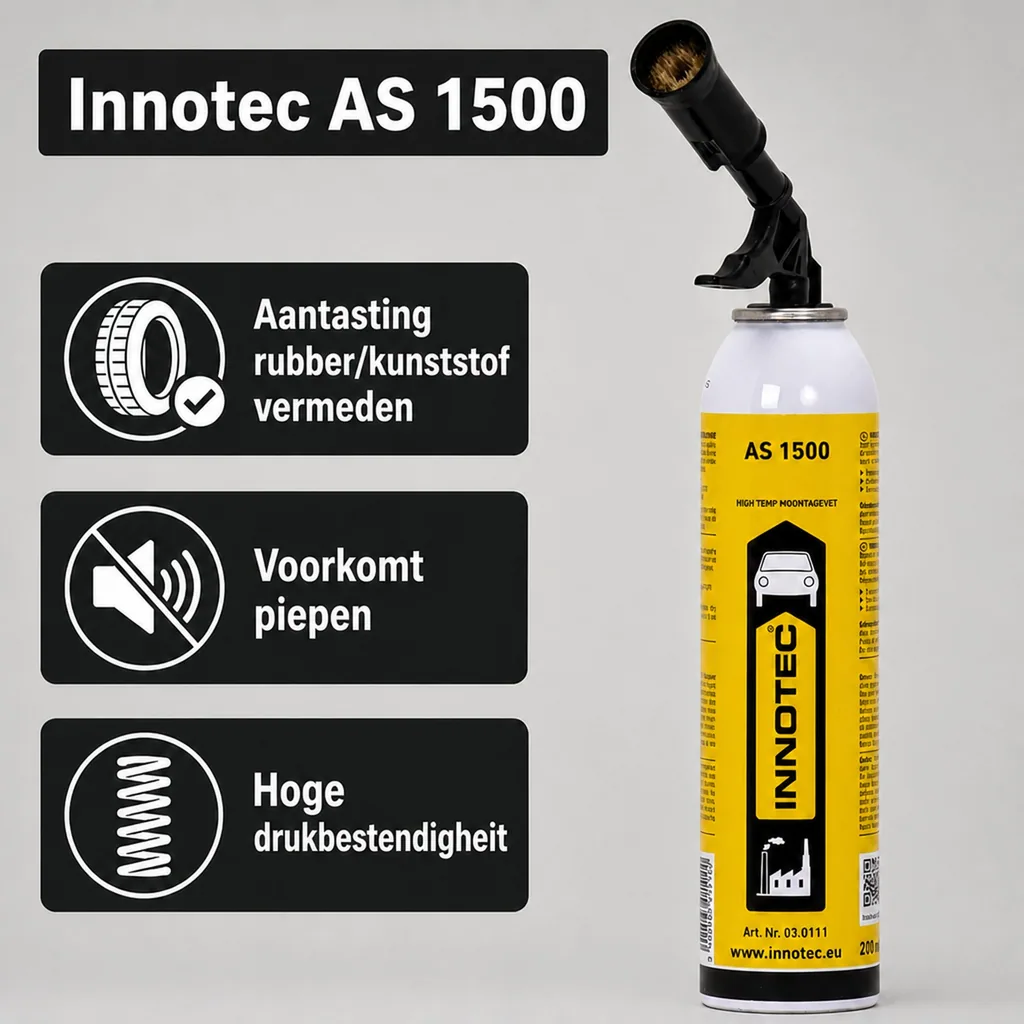 Smeervet met kwast, 200 ml, inkl. opzetstuk met hoekstuk en penseel