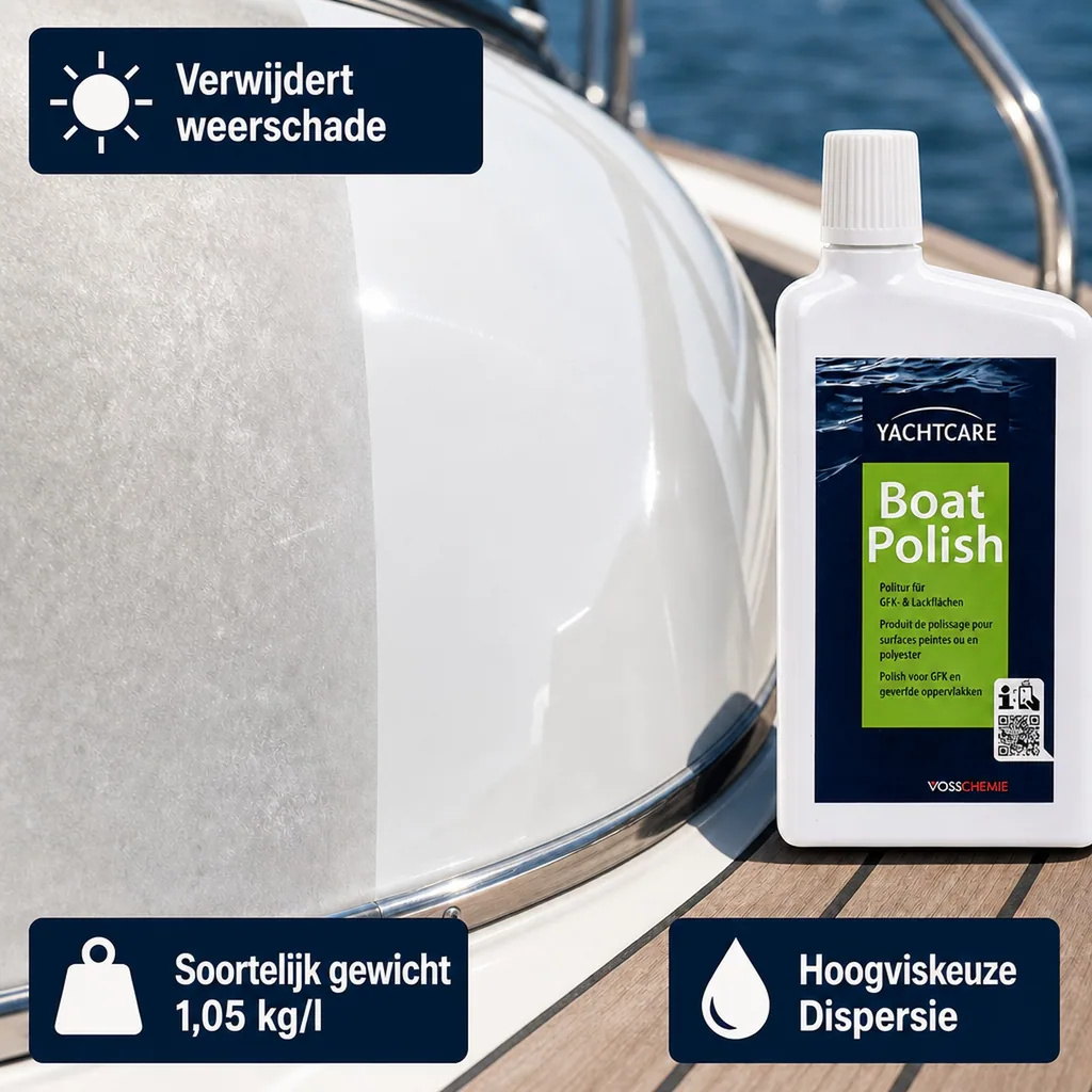 Boot polijstmiddel 500ml, Polijstmiddel voor GFK, Boot polijsten