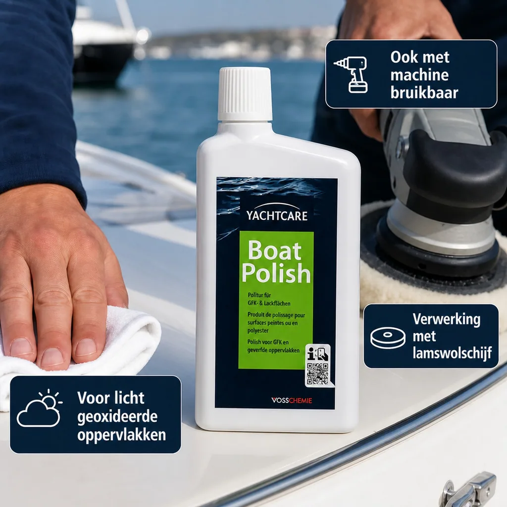 Boot polijstmiddel 500ml, Polijstmiddel voor GFK, Boot polijsten