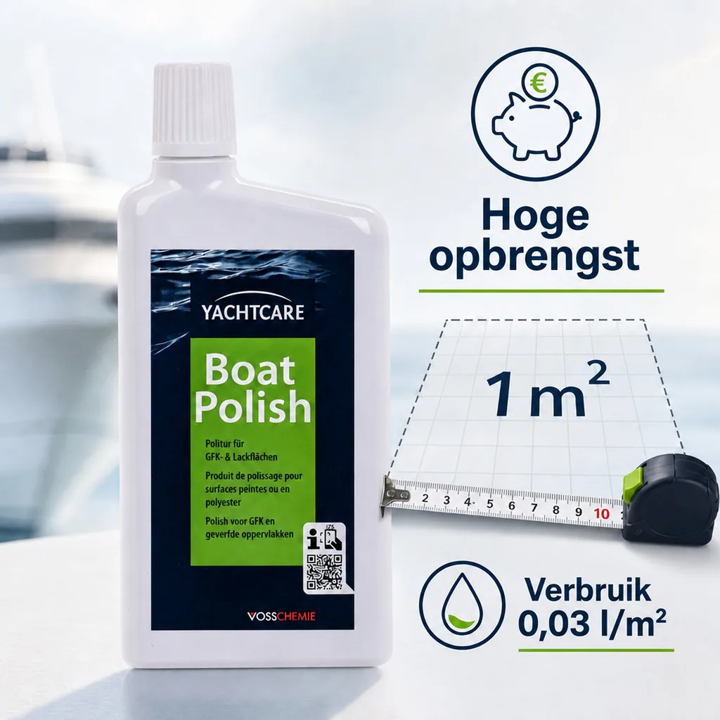 Boot polijstmiddel 500ml, Polijstmiddel voor GFK, Boot polijsten