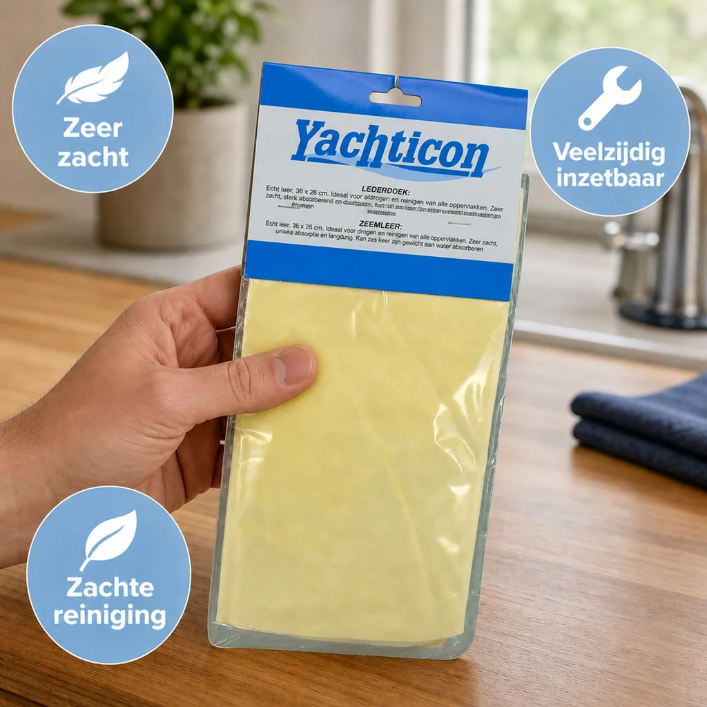Lederreiniger, Leren doek, Lederverzorging doek